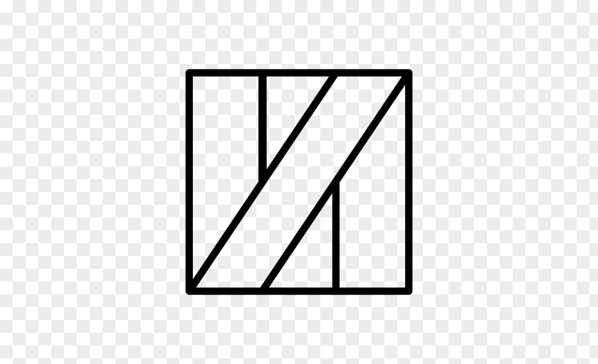 Line Triangle Black M Font PNG
