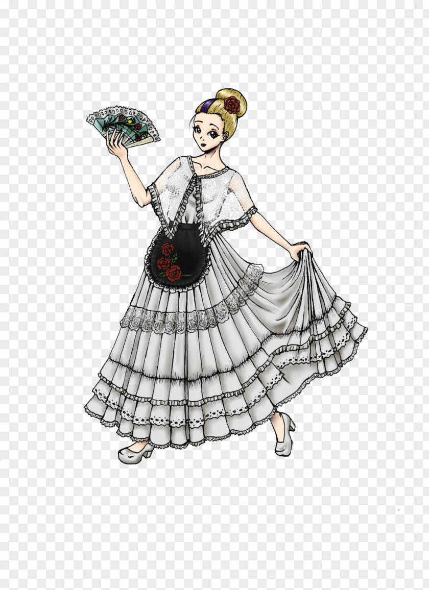 Mexican Dress Festival Durango Charro Costume PNG