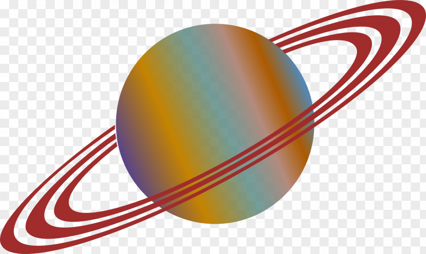 Color Gradient Planet Ring System Rings Of Saturn Clip Art PNG