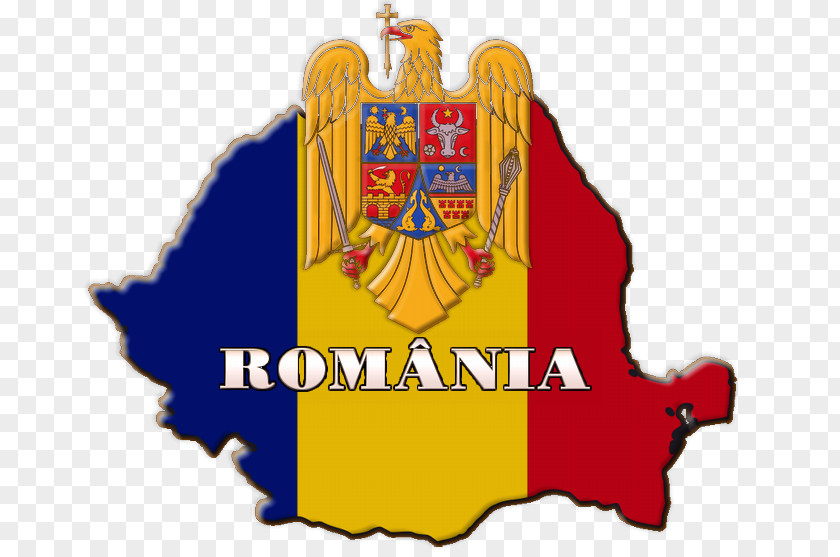Flag Of Romania Socialist Republic Map PNG