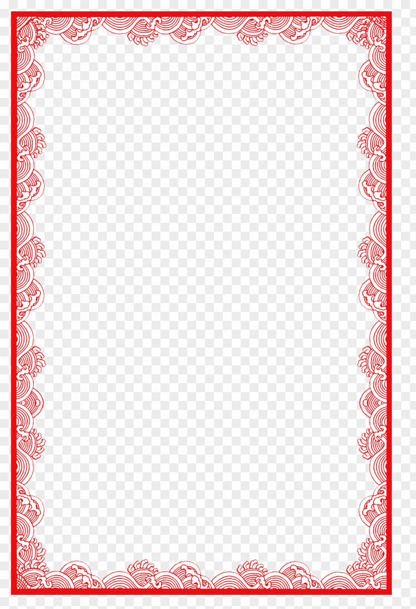 Red Chinese Border Download Copyright Clip Art PNG