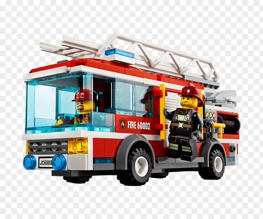 Toy Lego City Undercover Fire Engine LEGO 60107 Ladder Truck PNG