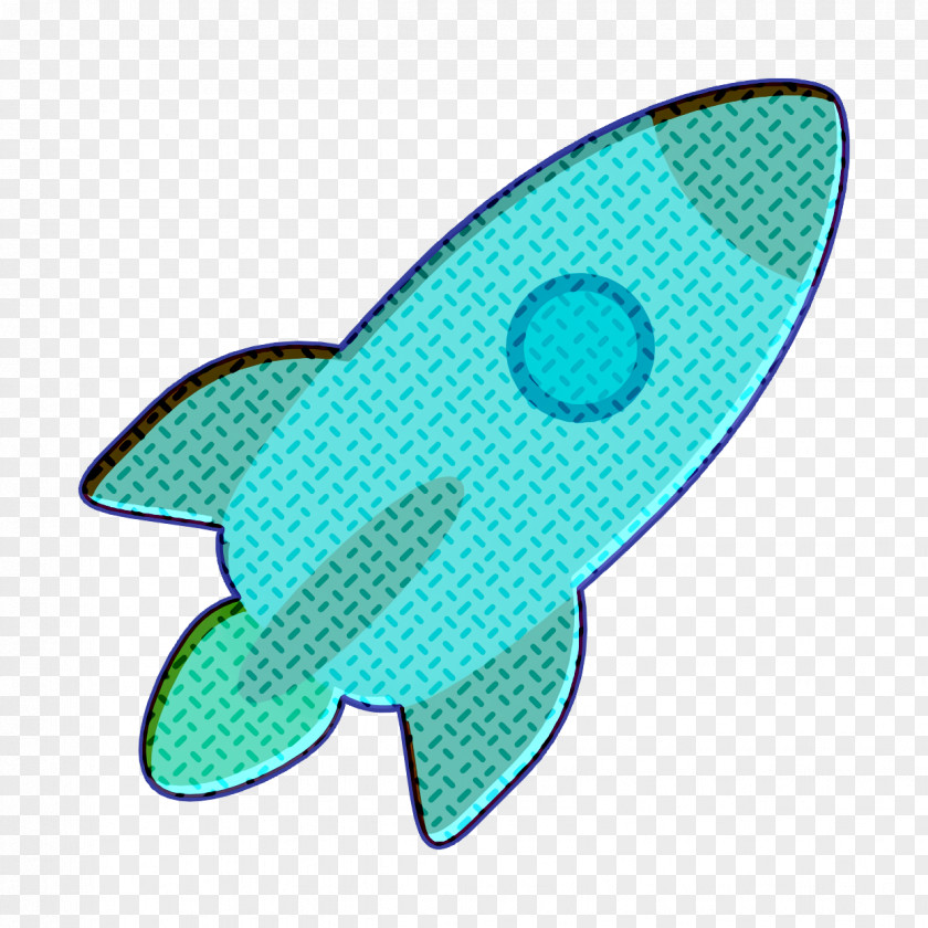 Fin Fish Rocket Icon Basic Flat Icons PNG