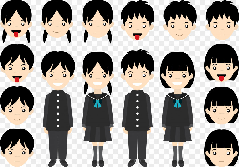 Japanese Student Uniforms School Uniform Middle PNG