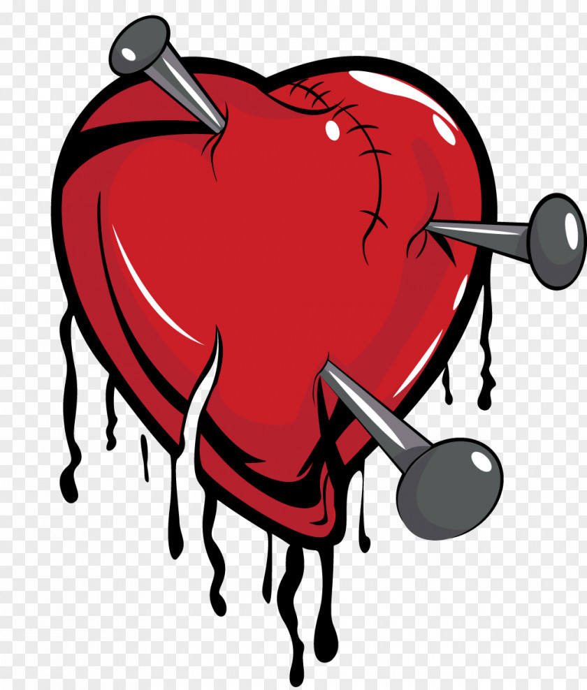 Vector Broken Heart Breakup PNG