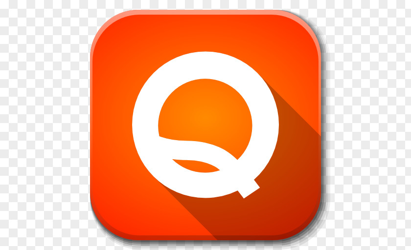 Apps Qnapi Symbol Orange Circle PNG