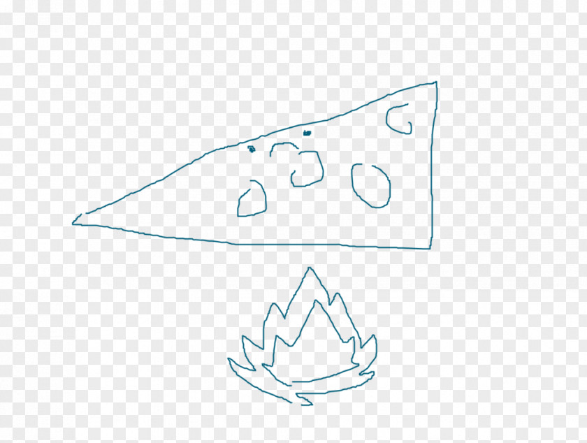 Cheese Drawing Angle Point PNG