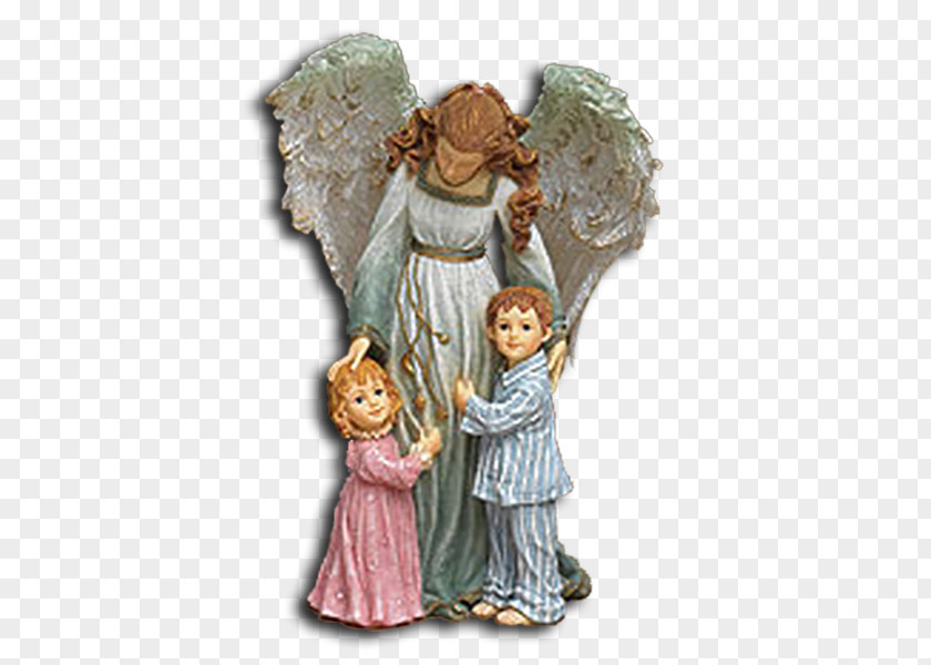 Figurines Guardian Angel Figurine Christmas Ornament PNG