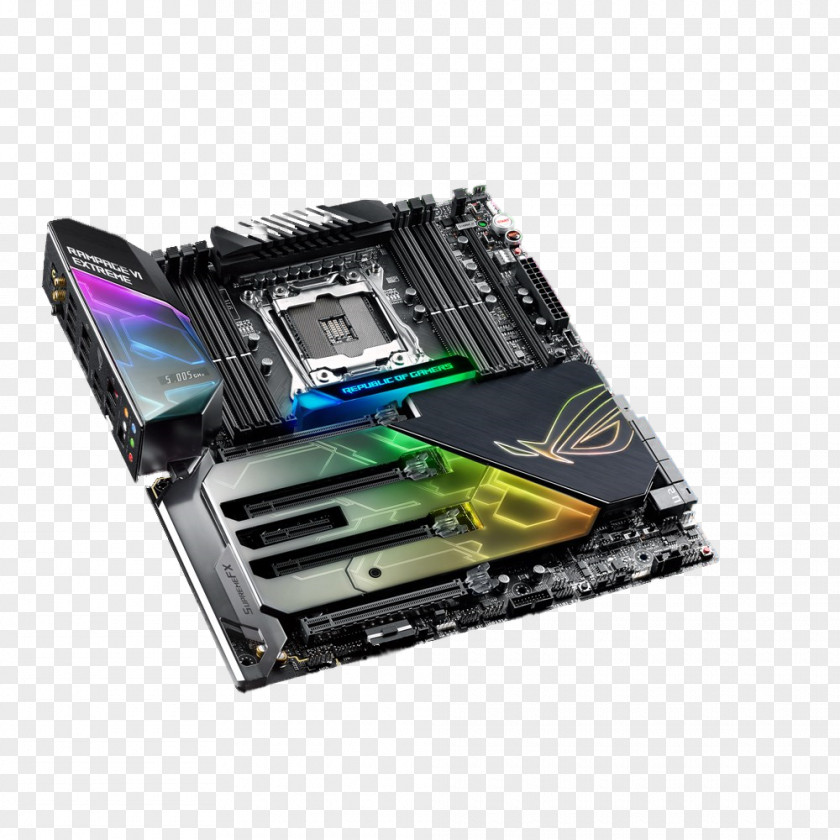 Intel LGA 2066 X299 CPU Socket Motherboard PNG