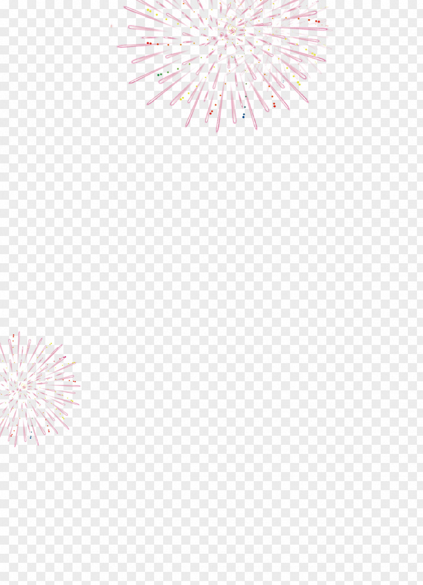 Red Festive Fireworks Textile Petal Pattern PNG