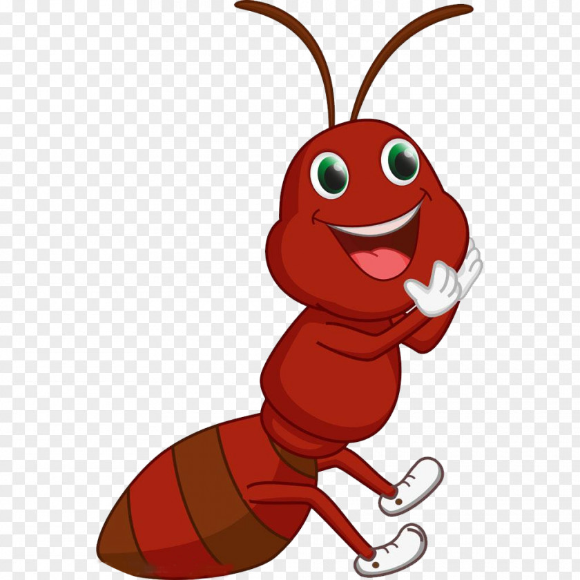 Cartoon Ant Vector Graphics Illustration Image Drawing PNG