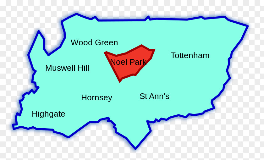 London Borough Of Haringey Line Graphics Map Point PNG