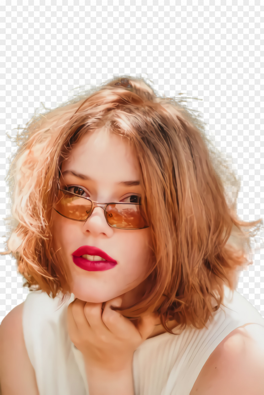 Head Skin Hair Face Lip Blond Hairstyle PNG