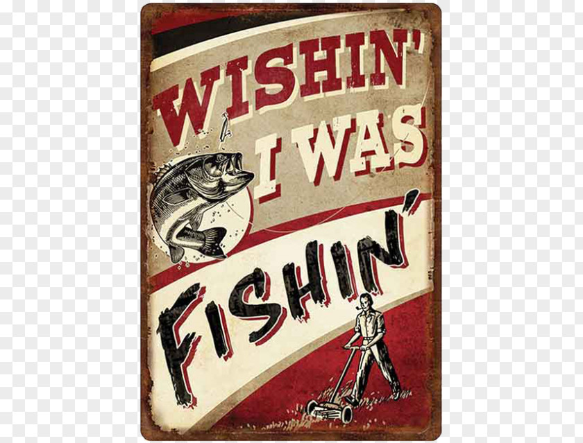 Metal Sign Fly Fishing Bass Hunting Fisherman PNG