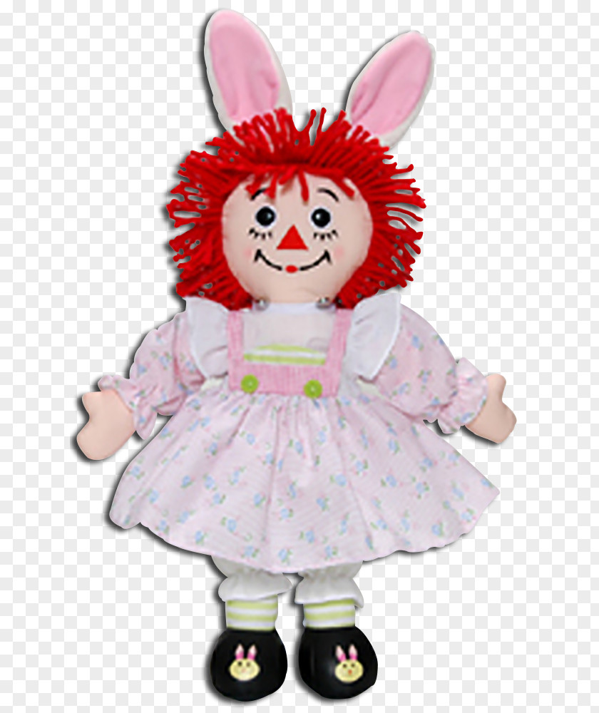Rabbit Raggedy Ann Easter Bunny Stuffed Animals & Cuddly Toys Doll PNG