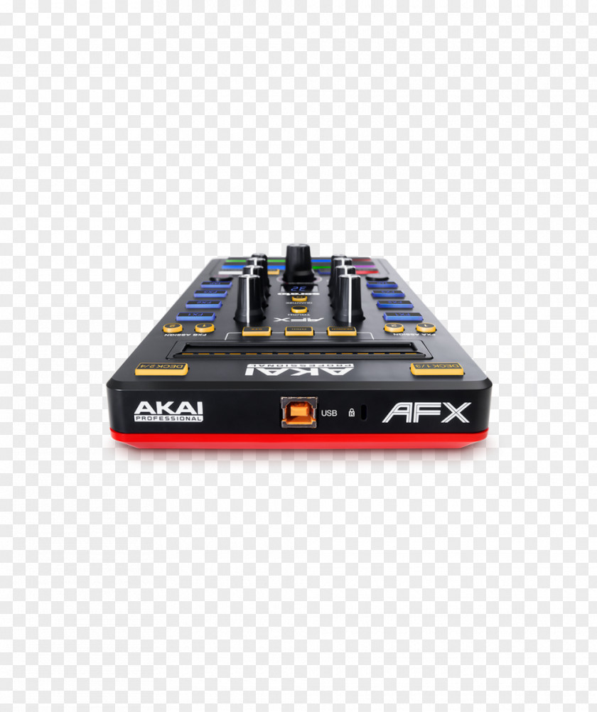 USB Akai Professional AFX DJ Controller Disc Jockey Traktor PNG