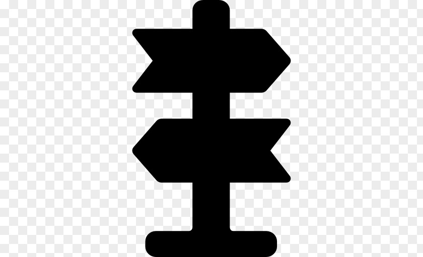 Black And White Cross Symbol PNG