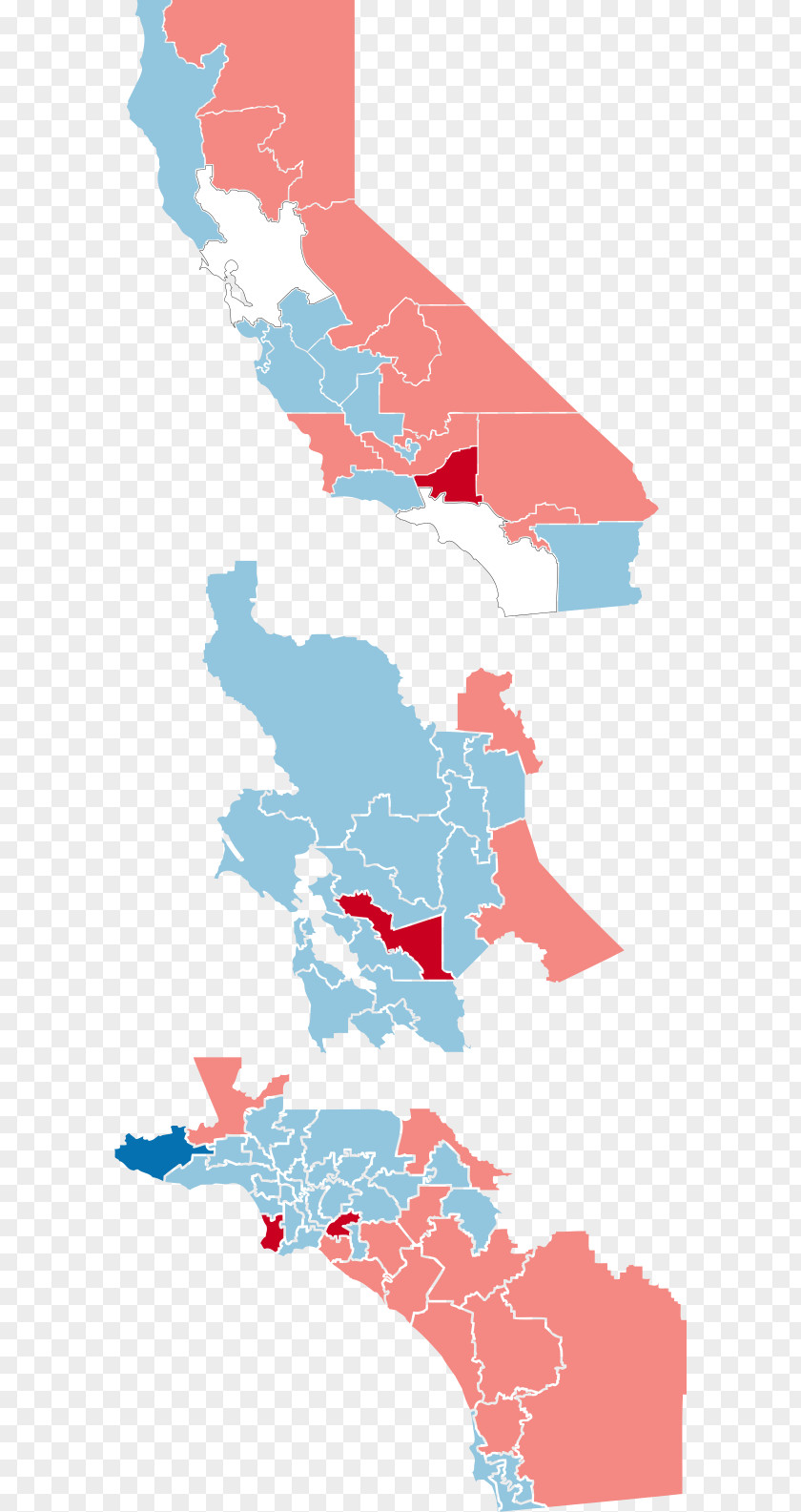 California Gubernatorial Election, 2018 State Assembly 2012 2016 PNG