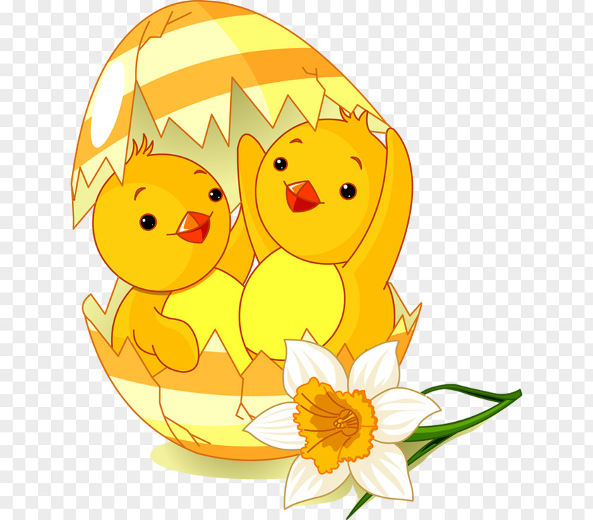 Chick Easter Bunny Greeting & Note Cards Happiness PNG