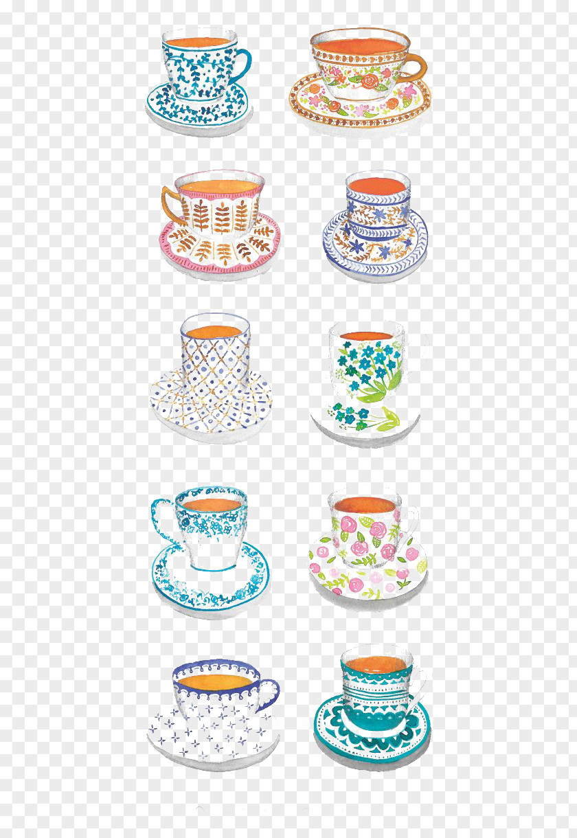 Cup Teacup Coffee Mug Illustration PNG