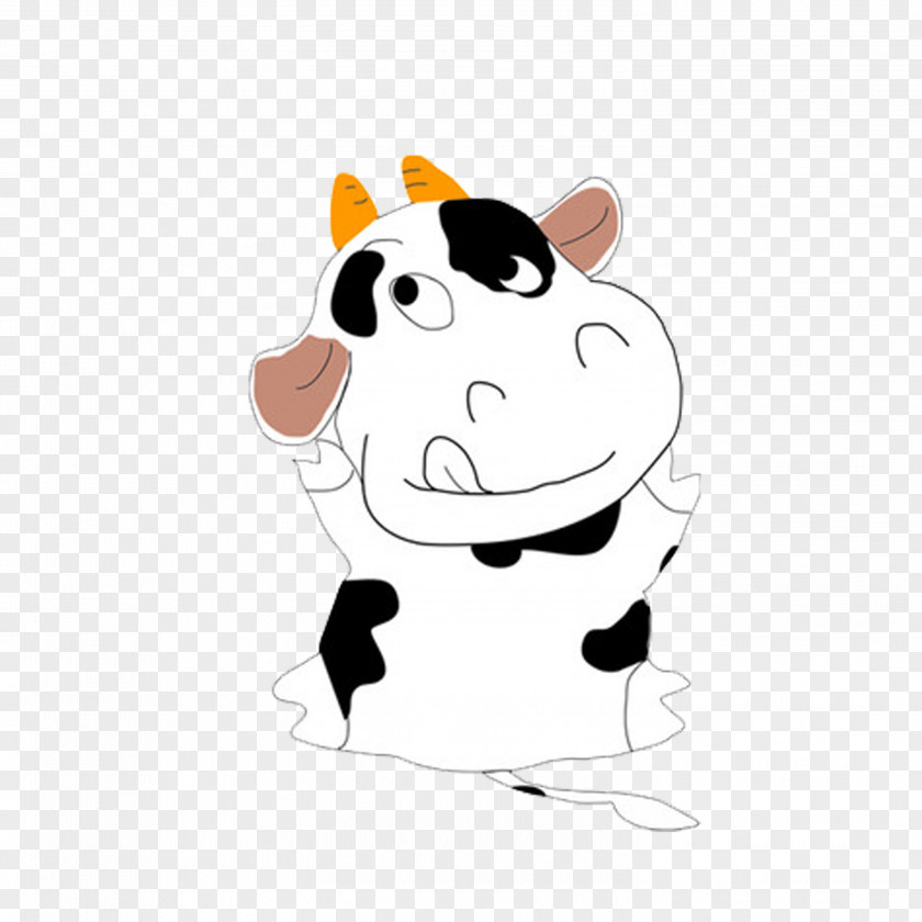 Dairy Cow Cattle Milk Cartoon PNG