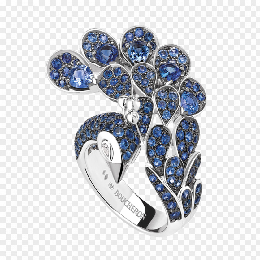 Sapphire Earring Jewellery Boucheron PNG