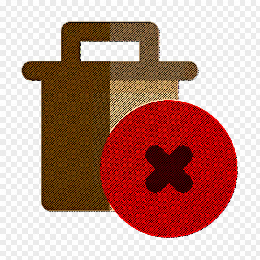 Web Buttons Icon Delete Trash PNG