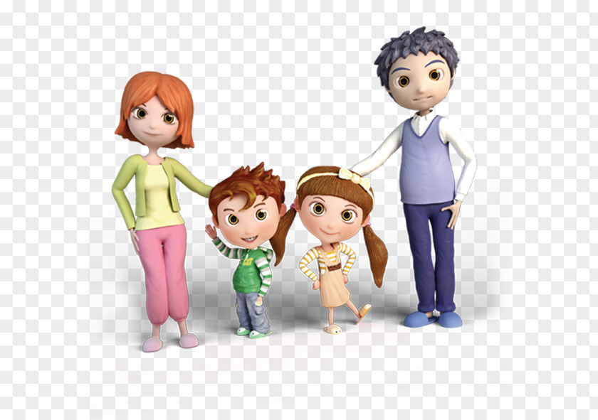 A Four Cartoon Characters Mother's Day Poster Father's PNG