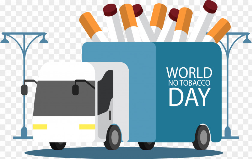 A Truck Cigarette World No Tobacco Day PNG