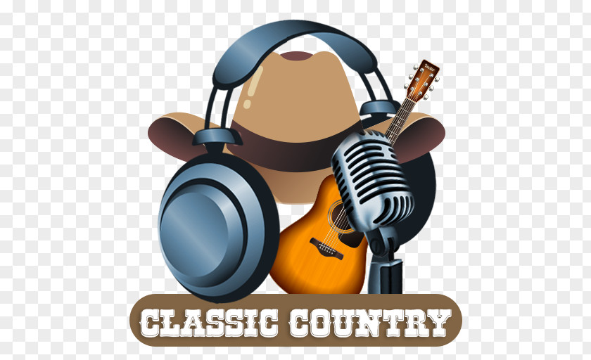 Android Google Play Classic Country Music Headphones PNG