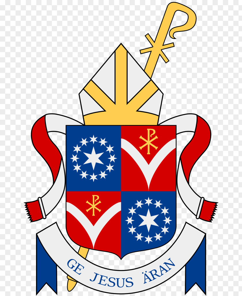 Bada Vector Diocese Of Skara Heraldry Bishop Svenska Kyrkan Coat Arms PNG