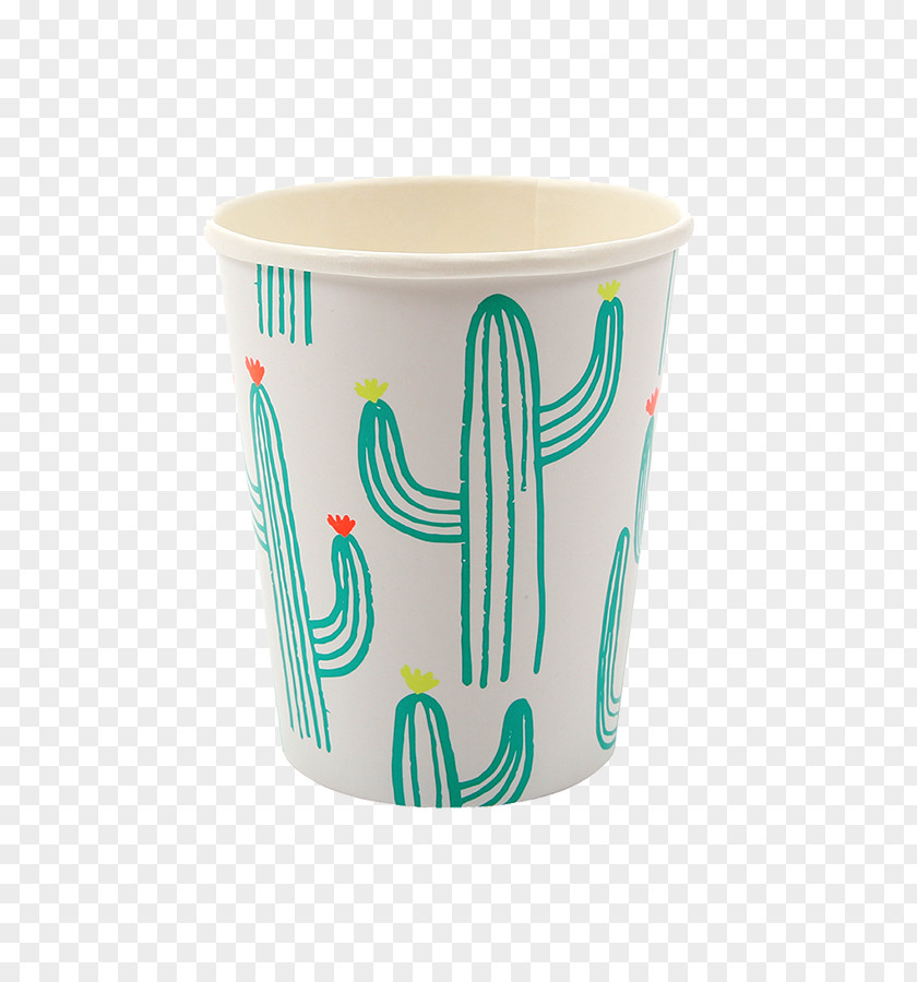 General Store Paper Cup Plate Cactus Party Cups PNG