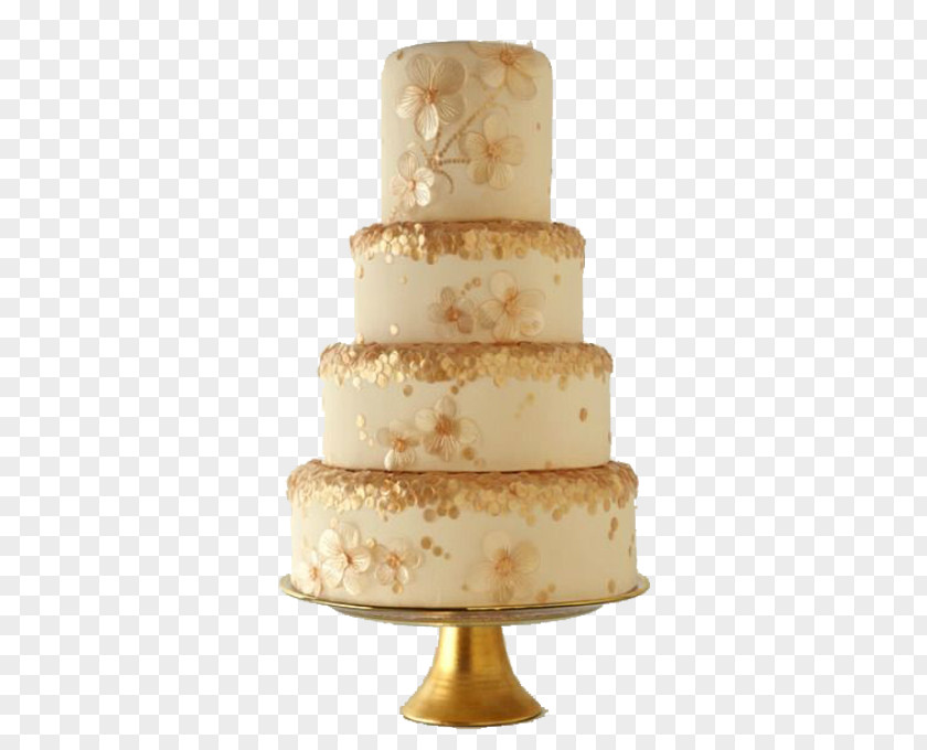 Gold Layer Cake Wedding Birthday Cupcake PNG