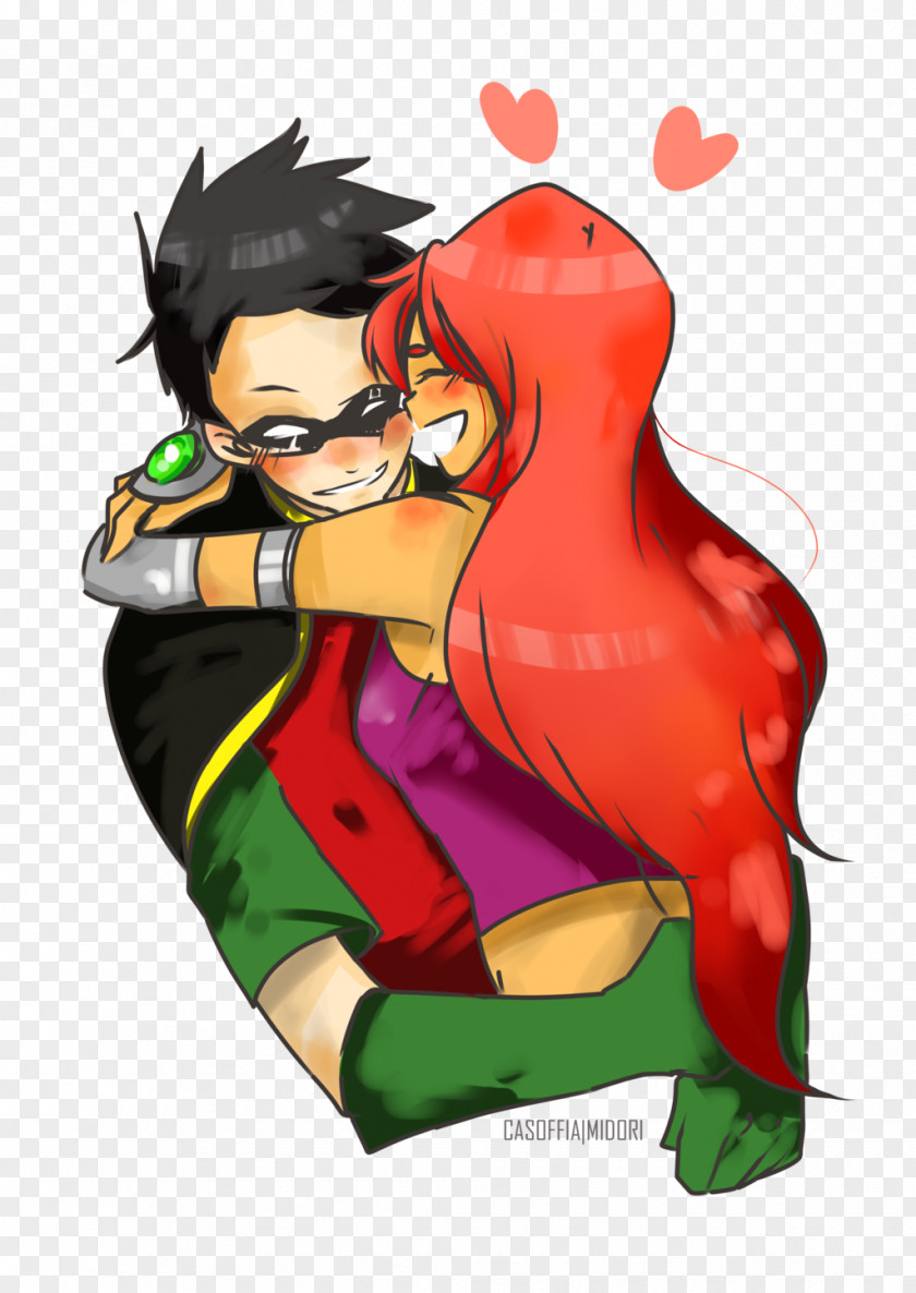 Robin Starfire Raven Nightwing Dick Grayson PNG