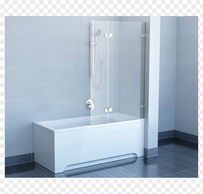 Bathtub Bathroom Folding Screen RAVAK Shower PNG