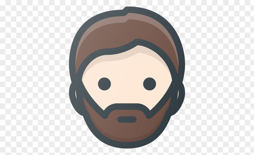 Beard Man Avatar PNG