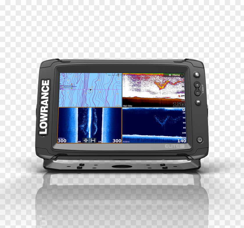 Boat Lowrance Electronics Chartplotter Touchscreen Transom Fish Finders PNG