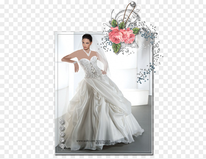 Dress Wedding Flower Bouquet Shoulder Cocktail PNG