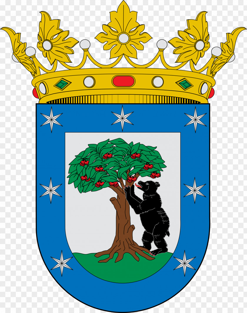Madrid City Coat Of Arms Becerril De La Sierra Puebla Albortón Escutcheon PNG