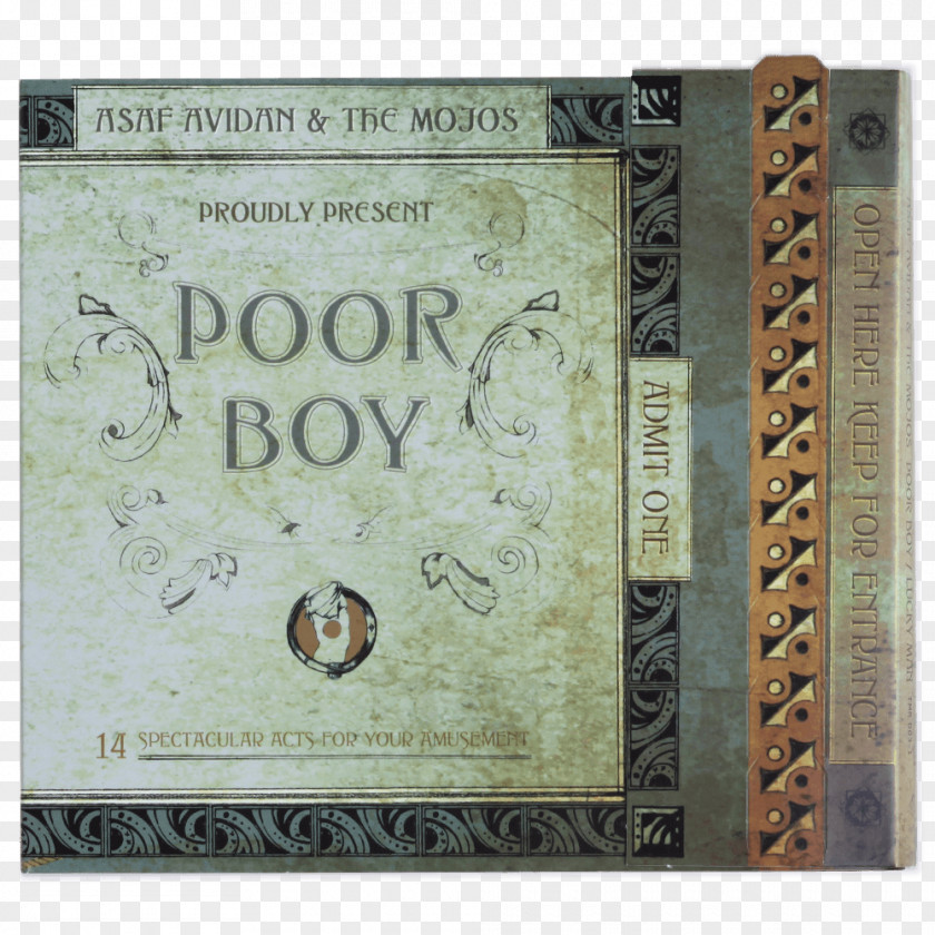 Avidan In A Box Poor Boy / Lucky Man Font PNG