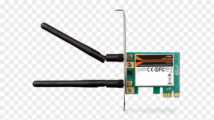 Connect PCI Express Conventional Adapter D-Link IEEE 802.11n-2009 PNG