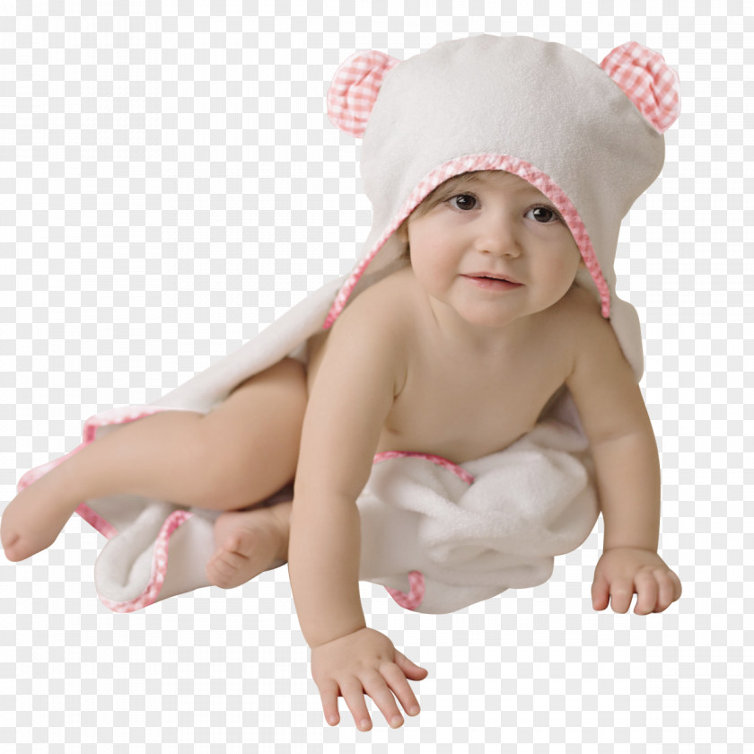 Crawling Baby Towel Infant Sun Hat Bathing Hood PNG