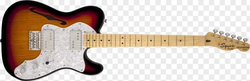 Electric Guitar Fender Telecaster Thinline Stratocaster Squier Fingerboard PNG