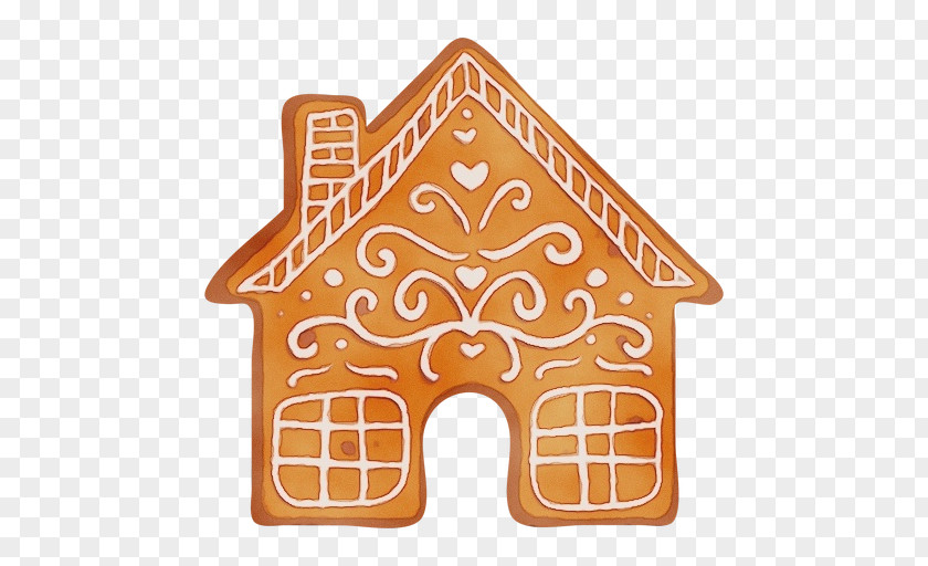 Gingerbread House Biscuit Ginger Snap PNG