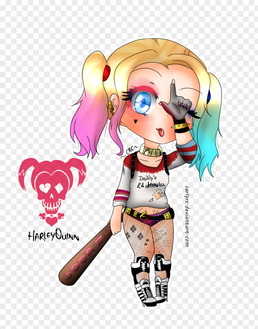 Harley Quinn Cartoon Character DC Comics PNG