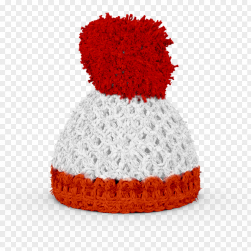 Egg-cup Knit Cap Beanie Crochet Wool PNG