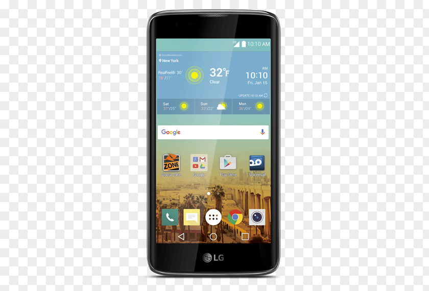 Lg LG K7 Boost Mobile Smartphone Android PNG