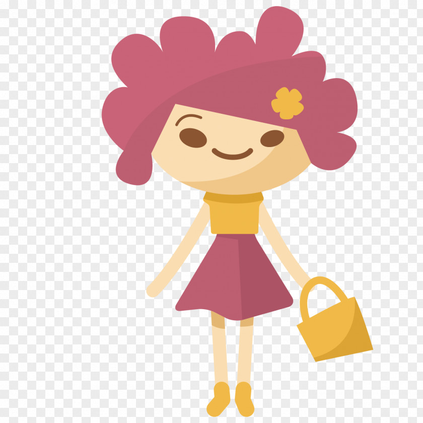 Lovely Barbie Vector Material Toy Illustration PNG