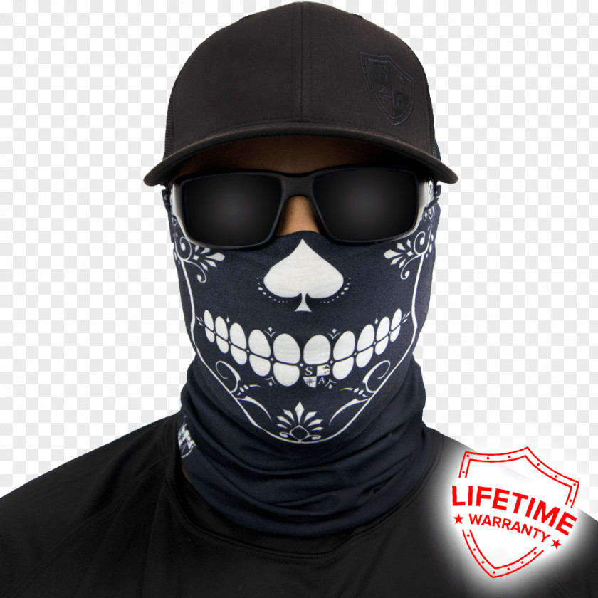 Spade Face Shield Mask Skull Balaclava PNG