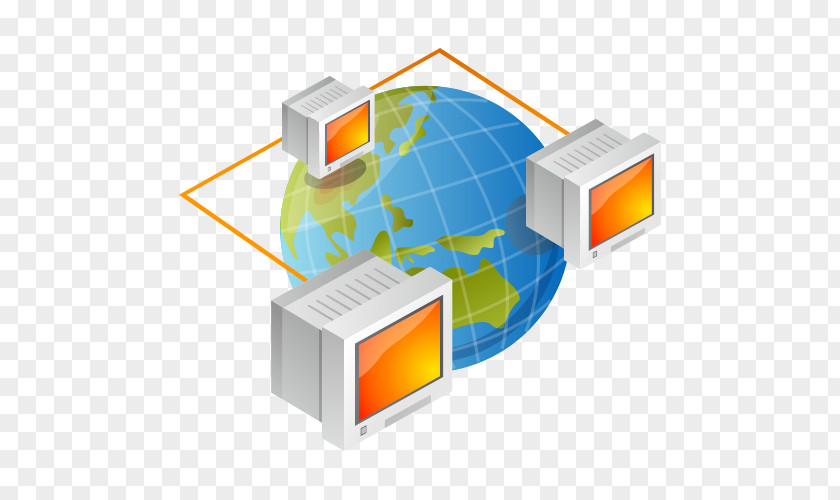 TV Vector Material Computer Network Internet Global PNG